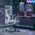 Hochwertiger ergonomischer Bürostuhl mit Fußstütze – Bild 5